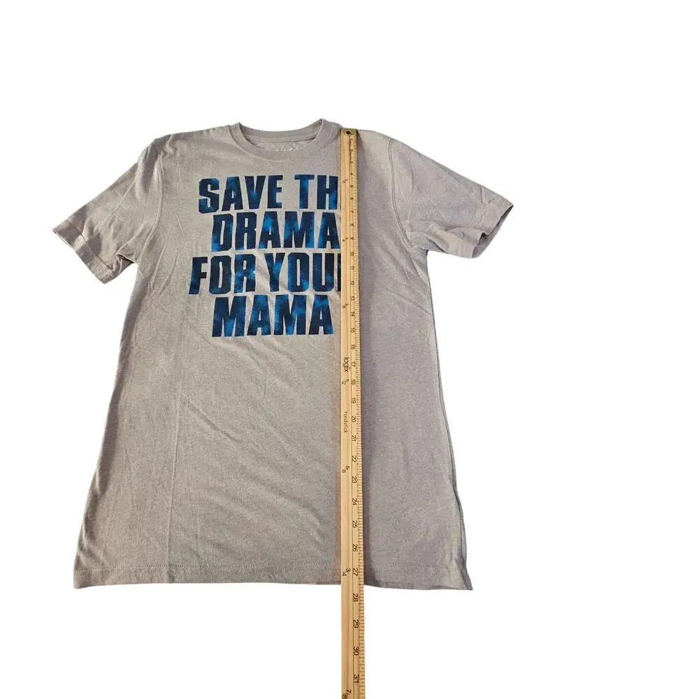 ❤️2/$12 AthleTech Men's Save the Drama for Your Mama T-shirt, Size S